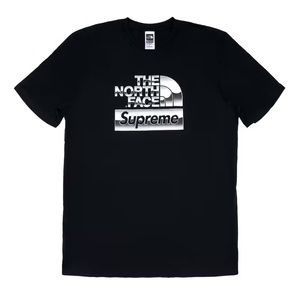 The North Face X Supreme Metallic Logo Black T-Shirt
